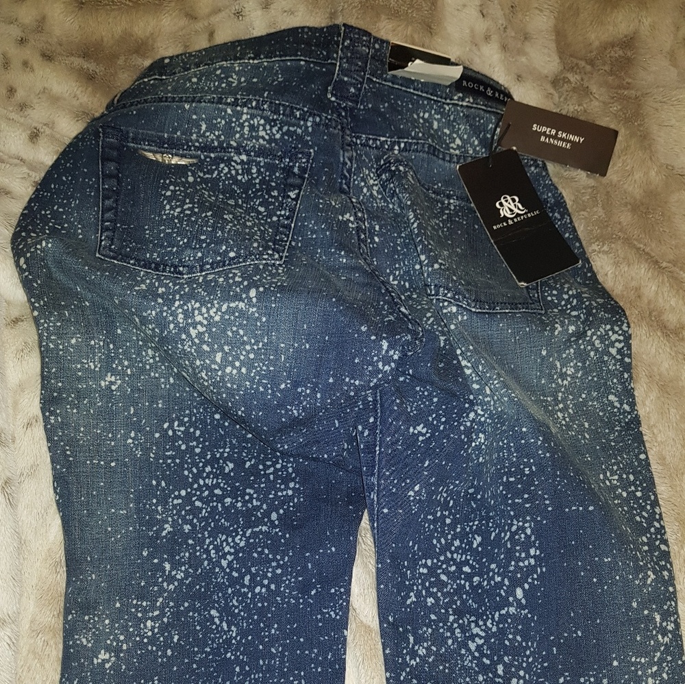 Rock & Republic Speckled Skinny Jeans